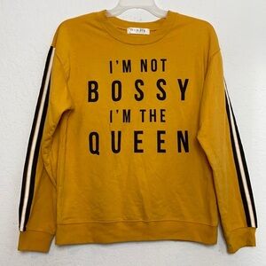 ✅Women Wound Up I’m Not Bossy Sweater Size L